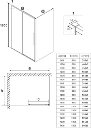 Niagara Душевой уголок Nova 120x80 NG-65-12CH-CH80-34 – фотография-11